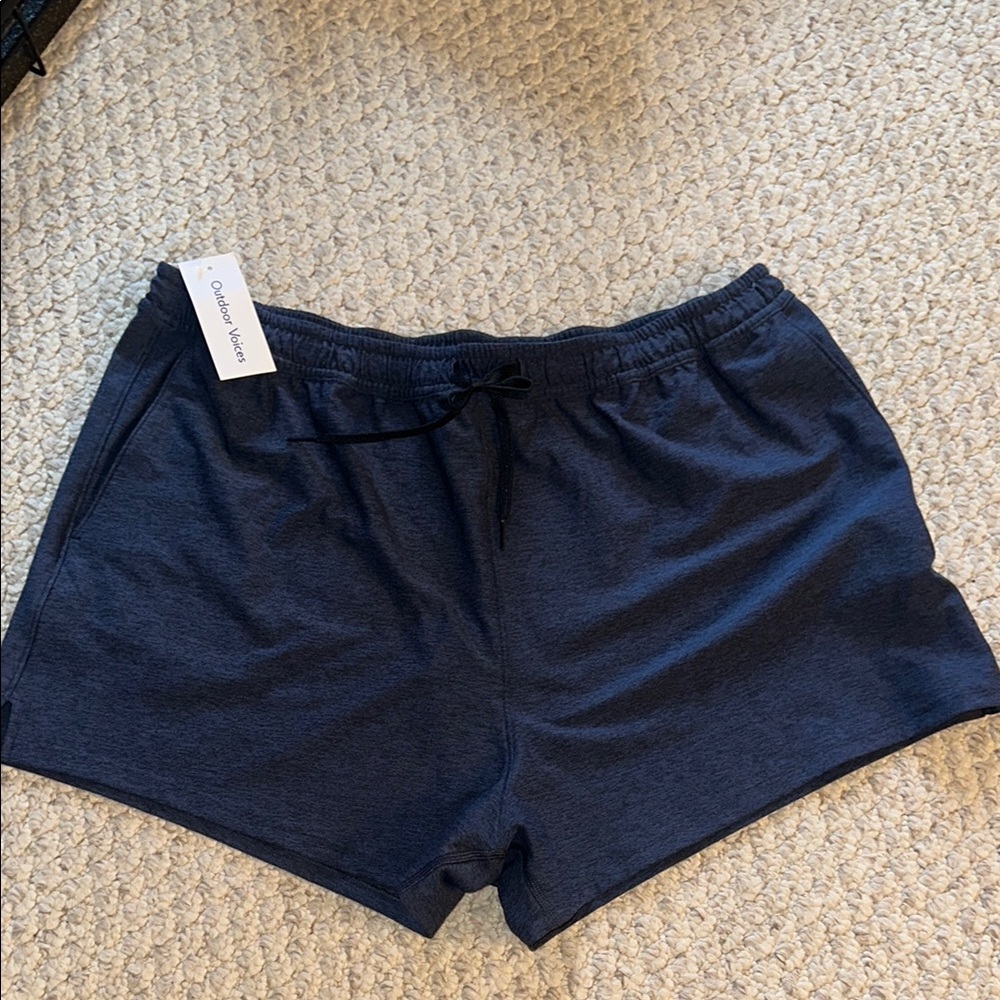 Outdoor Voices Women's Navy Shorts